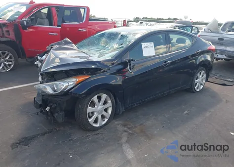 2013 Hyundai Elantra Limited из США, поврежденный, VIN 5NPDH4AE9DH251359